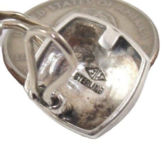 Judith Jack Sterling Silver Infinity Swirl Marcasite Clip On Earrings - Picture 5 of 5